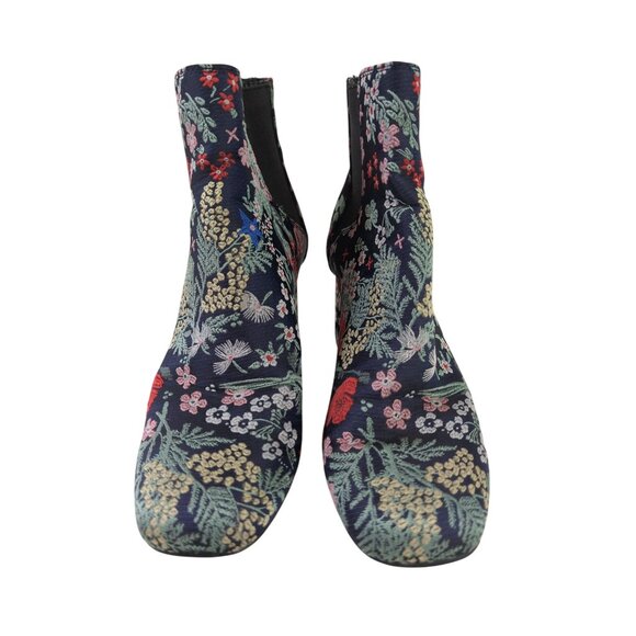 Indigo Rd Ankle Boot Womens 8.5 Blue Floral Cottagecore Prairie Country - Picture 2 of 10